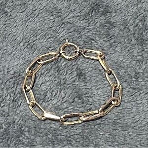 Gold Chain Link Bracelet- bought it from JTV. Gives more rose gold hues.